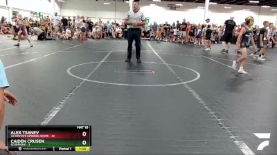 68 lbs Round 7 (8 Team) - Caiden Crusen, Scorpions vs Alex Tsanev, U2 Upstate Uprising White