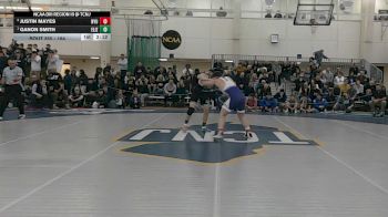 184 lbs 1st Place Match - Ganon Smith, Elizabethtown vs Justin Mayes, Nyu
