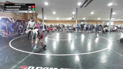 66 lbs Consi Of 4 - Dillon Stephens, Binghamton vs Keagan Davies, Oswego