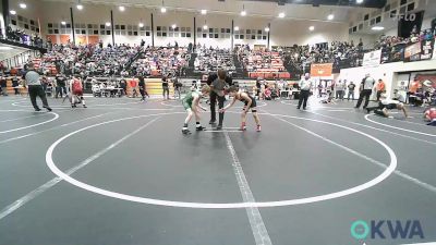 64 lbs 5th Place - Braiden Trinidad, Verdigris Youth Wrestling vs Rylan Henry, Brushy Wrestling Club