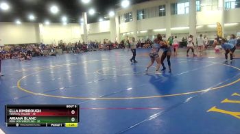 190 lbs Round 2 (8 Team) - Ella Kimbrough, Team STL Yellow vs Ariana Blanc, Iron Lion Wrestling