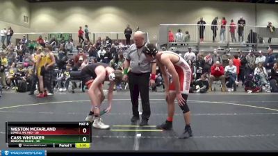 170 lbs Placement (4 Team) - Cass Whitaker, Brighton Black vs Weston McFarland, Lowell WC Red