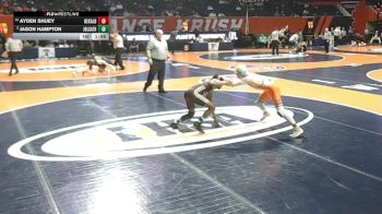 3A 132 lbs Champ. Round 1 - Ayden Shuey, DeKalb vs Jason Hampton, Joliet (Catholic Academy)