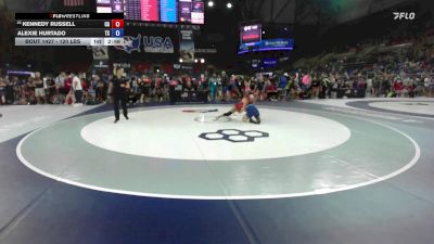 120 lbs Champ. Rd Of 64 - Kennedy Russell, CA vs Alexie Hurtado, TX
