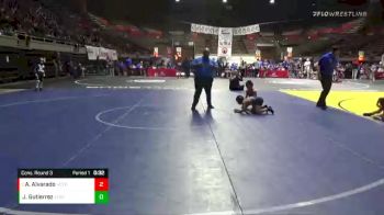 70 lbs Cons. Round 3 - Aiden Alvarado, Nor Cal Take Down Wrestling Club vs Joziah Gutierrez, El Capitan Gaucho Youth Wrestling