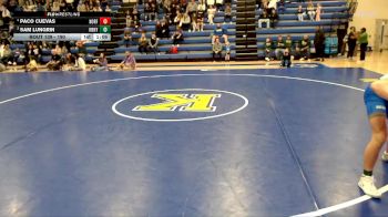 190 lbs 1st Place Match - Paco Cuevas, Norfolk vs Sam Lungrin, Kearney