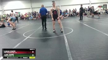 160 lbs Round 3 (4 Team) - Lukas Conte, Mat Assassins Red vs Luke Ward, Terps Xpress