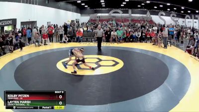 60 lbs 2nd Wrestleback (8 Team) - Layten Marsh, Legacy National vs Kolby Pitzen, Team Ohio