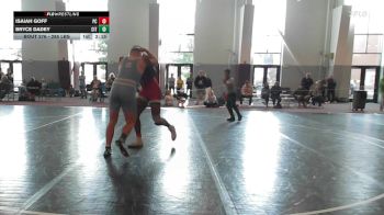 285 lbs Consi Of 8 #1 - Isaiah Goff, Presbyterian vs Bryce Dadey, The Citadel