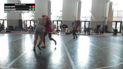 285 lbs Consi Of 8 #1 - Isaiah Goff, Presbyterian vs Bryce Dadey, The Citadel
