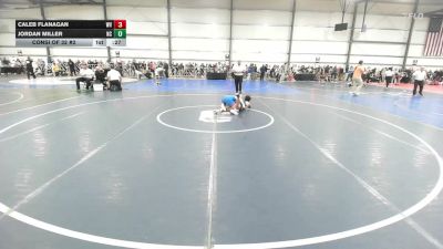 120 lbs Consi Of 32 #2 - Caleb Flanagan, WV vs Jordan Miller, NC