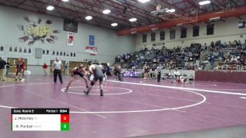 132 lbs Cons. Round 2 - Righley Purdue, Washington vs Jed Mckinley, Tecumseh