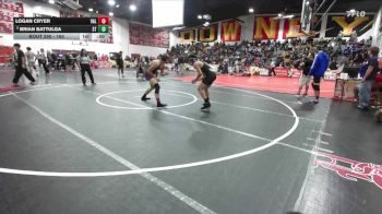 165 lbs Champ. Round 2 - Brian Battulga, South Torrance vs Logan Cryer, Valenicia (Santa Clarita)