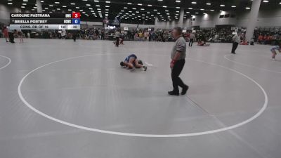 105 lbs Cons. Rd Of 16 - Caroline Pastrana, Defiant Wrestling Club vs Briella Portrey, Big Cat Wrestling Club