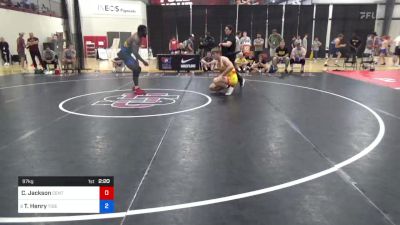 97 kg Round Of 32 - Cole Jackson, Central Coast Regional Training Center vs Tereus Henry, Tiger Den Wrestling Club