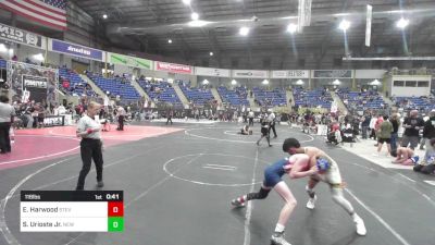 116 lbs Consi Of 8 #2 - Emerson Harwood, Stevens Raiders vs Samuel Urioste Jr., New Mexico Bad Boyz