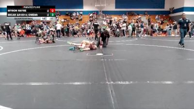70 lbs Quarterfinal - Myron Hayre, Legacy Elite Wrestling Club vs Micah &#10014; Owens, Legacy Elite Wrestling Club