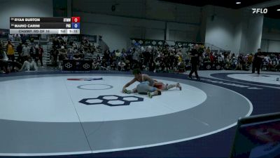 79 kg Champ. Rd Of 16 - Ryan Burton, SERTC/ Titan Mercury Wrestling Club vs Mario Carini, Poway High School