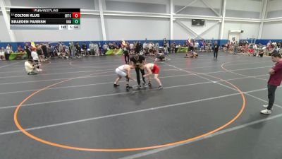 157 lbs Champ. Round 1 - Braeden Parrish, Unattached vs Colton Klug, Unattached