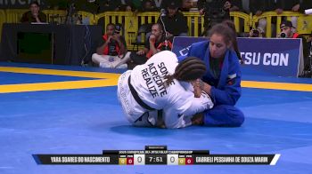 Gabrieli Pessanha De Souza Marin vs Yara Soares Do Nascimento 2025 European Jiu-Jitsu IBJJF Championship