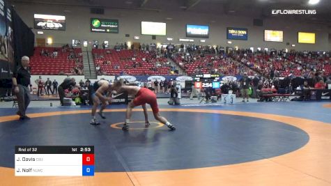 70 kg Rnd Of 32 - Justin Davis, CSU Pueblo Wrestling RTC vs Jason Nolf, Nittany Lion Wrestling Club