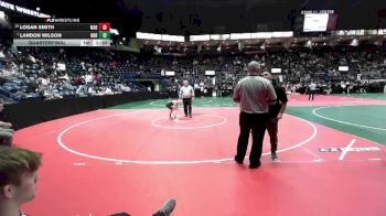 90 lbs Quarterfinal - Landon Wilson, NBHA vs Logan Smith, WAD1