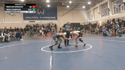 144 lbs Semifinal - Braylon Gonzalez, Xavier vs Sean Champlain, Platt