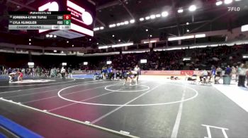 Girls 140 lbs Champ. Round 1 - Lyla Klingler, Peninsula (Girls) vs Joreena-Lynn Tupai, Lincoln (Tacoma) (Girls)