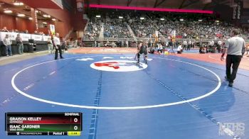 2A-165 lbs Semifinal - Graison Kelley, Kemmerer vs Isaac Gardner, Wind River