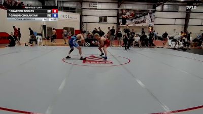 74 kg Cons. Round 8 - Braeden Scoles, Illinois RTC vs Grigor Cholakyan, Berberyan Wrestling Club