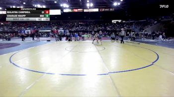 135 lbs Champ. Round 1 - Malayna Campbell, Canyon Ridge vs Charlee Knapp, Middleton