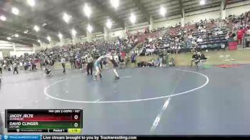 147 lbs Cons. Round 4 - David Clinger, Layton vs Jacoy Jelte, Stansbury