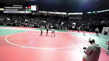 85 lbs Cons. Round 4 - Bowen Baumgartner, EWO3 vs Braxton Sours, FDMA