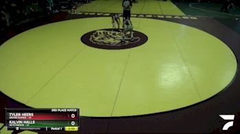 80 lbs Placement (4 Team) - Kalvin Halls, Hutchinson vs Tyler Heers, Grand Rapids