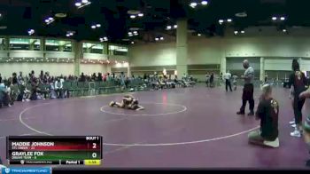 126 lbs Round 1 (10 Team) - Maddie Johnson, STL Green vs Graylee Fox, DREAM TEAM