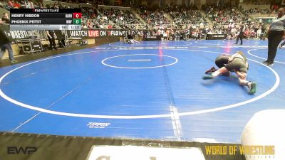 90 lbs Round Of 32 - Henry Hibdon, Barnsdall Youth Wrestling vs Phoenix Pettit, Wentzville Wrestling Federation