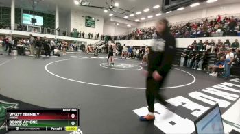 190 lbs Quarterfinal - Wyatt Trembly, Dubois vs Boone Aimone, Mountain View