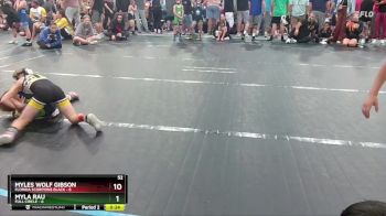 52 lbs Round 6 (10 Team) - Myles Wolf Gibson, Florida Scorpions Black vs Myla Rau, Full Circle