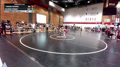 100 lbs Champ. Round 2 - Valerie Forgey, Natrona County vs Hailee Cooper, Riverton