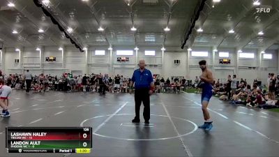 126 lbs Round 2 (4 Team) - LaShawn Haley, Trojan WC vs Landon Ault, Phoenix WC 1