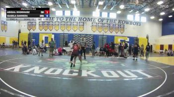 120 lbs Round 5 (6 Team) - Abigial Rodriguez, Eagles WC vs Isabela Barrera, SOWA