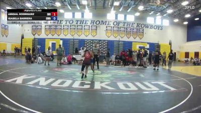 120 lbs Round 5 (6 Team) - Abigial Rodriguez, Eagles WC vs Isabela Barrera, SOWA