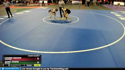 Champ. Round 1 - Louden Grooms, Valentine vs Quinn Zegers, Milford