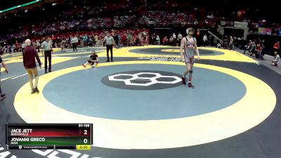 D1-138 lbs Cons. Round 2 - Jace Jett, Brecksville vs Jovanni Greco, Ross