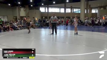 106 lbs Round 3 (6 Team) - Sam Jones, TNWA #2 vs Luke Mealer, Guerrilla Red