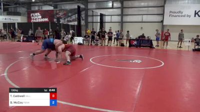 130 kg Round Of 16 - Tony Caldwell, Valley Center Wrestling Club vs Bishop McCoy, Pennsylvania