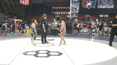 100 lbs Cons. Sub-semis - Rocco Valvano, Illinois vs Logan Wray, Washington