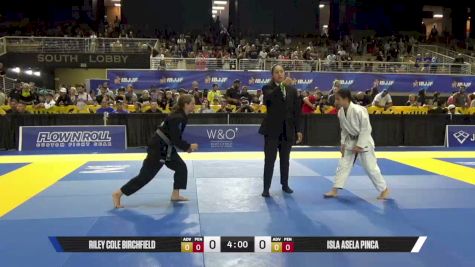 Riley Cole Birchfield vs Isla Asela Pinca 2026 Pan Kids Jiu-Jitsu IBJJF Championship