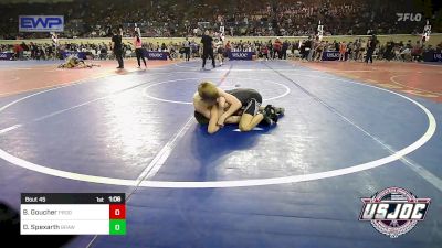 88 lbs Round Of 16 - Blake Goucher, Prodigy Elite Wrestling vs Daxton Spexarth, Brawlers