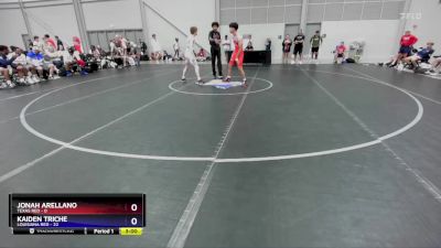 126 lbs Placement Matches (8 Team) - Jonah Arellano, Texas Red vs Kaiden Triche, Louisiana Red